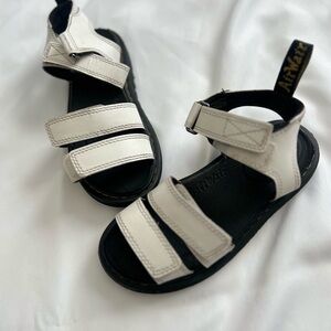 Kids Dr Martens Klaire Leather Sandals